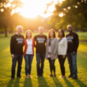 T-shirt à manches longues élégant « Beautifully Biracial DNA Strand Confidence », cadeau promotionnel raffiné - Product Image 1