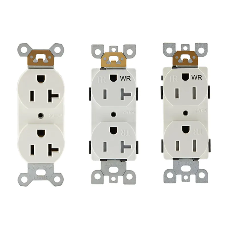 15a 20a With Usb 4.2a Port Fast Charge Plug 15a Receptacle Ocket/Duplex Heavy-Duty Receptacle/Wall Outlet