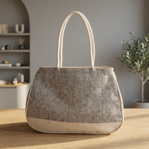 Custom Handmade Braided Jute Tote <b>Bag</b> | Natural Eco-Friendly Drawstring Closure Shopping & Gift <b>Bag</b> for Fashion and Daily Use - Product Image 2
