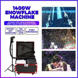 CH 1400W Snow Machine Maker Snow Flower Machine