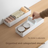 Boîtes de rangement modernes en plastique ABS LANZYLO ODM avec compartiments de tri et séparateurs de placard pour cosmétiques et vaisselle
