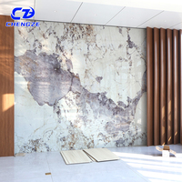 Paneles Decorativos de PVC para Interiores, Resistentes al Agua, con Acabado Brillante, Láminas de PVC con Efecto Mármol para Paredes y Techos