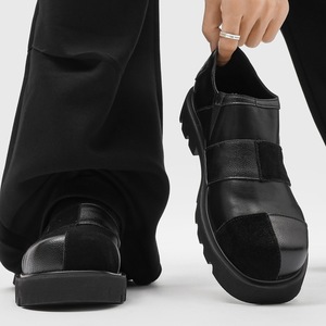 Mocassins à semelle épaisse sur mesure, brodés, pour chaussures à plateforme, chaussures décontractées Derby haut de gamme - Product Image 4
