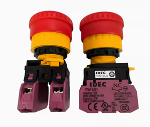 YW1B-V4E02R Yw1b V4e11r מתג עצירת חירום חיישן Plc בקר חשמלי אביזר ראש פטרייה כפתור לחיצה מתג Scram - Product Image 1
