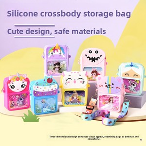 Monedero de silicona transpirable con diseño de dibujos animados, juguete de descompresión musical de apretar, venta al por mayor, Rodent <span class=keywords><strong>pioneer</strong></span> Change - Product Image 1