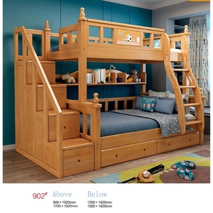 Hot-vendita di Alta-qualità di Nuovo Per Bambini In Legno Mobili Camera Da Letto, In Legno Massello, log Camera Dei Bambini Mobili 1 Set Moderno Su Misura - Product Image 4