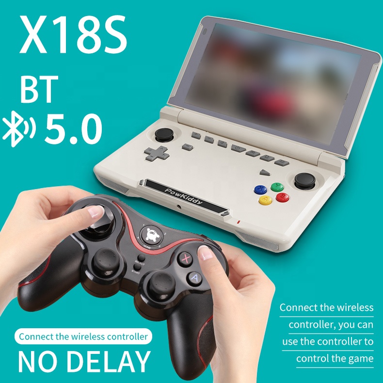New Powkiddy X18S Handheld Gaming Console - Android 11, 5.5