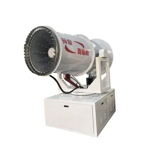 Sprayers Cannon For Dust Control 30-100M Water Mist Metal Mobile Fog Cannon For Construction Plant