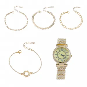 FREE SAMPLE Steel Band Luxury Women's Quartz Watch Set comfortable to wear Female Gift Wristwatches