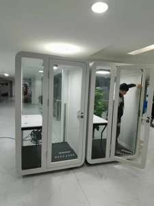 Cabina Telefónica Acústica Modular y Móvil para Oficina, Moderna, Insonorizada, para Grabación, Ideal para Oficina en Casa, Hotel, Espacios <span class=keywords><strong>de</strong></span> <span class=keywords><strong>Coworking</strong></span> - Product Image 5