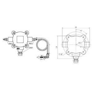BWZG Zeer nauwkeurige <span class=keywords><strong>PT100</strong></span> platina thermische weerstandssensor, explosieveilige temperatuursensor, 3-draads systeem - Product Image 6