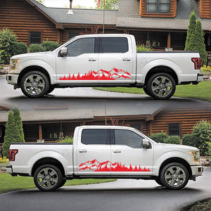 Décalcomanie de montagne Off-road <span class=keywords><strong>4x4</strong></span> Mountain Graphic Sticker Car Body Sticker Door Side Sticker Design For Mountain Bike - Product Image 6