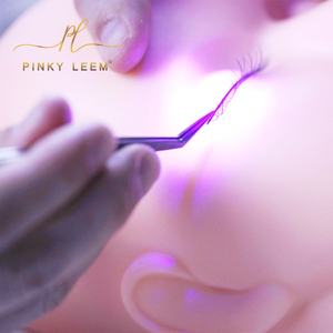 Lampe UV à pédale Pinky leem, étiquette privée personnalisée, pour extension de cils, adhésif pour extension de cils à longue tenue, lampe UV - Product Image 2
