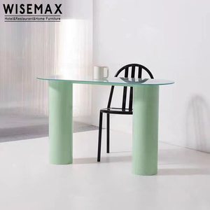 WISEMAX FURNITURE Table <span class=keywords><strong>de</strong></span> salon moderne et élégante, table <span class=keywords><strong>de</strong></span> <span class=keywords><strong>bar</strong></span> ovale en acrylique vert pour la maison, l'hôtel, la villa - Product Image 5