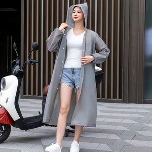 Wholesale High Quality Colorful Waterproof Suitable Adult Outdoor Hiking Camping <b>Poncho</b> Eva Rain Wear Emergency Anti-rain Coat - Product Image 2