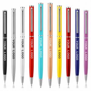 Bolígrafos Metálicos de Lujo Promocionales, Recarga Negra de 1.0 mm, Regalo Empresarial, Bolígrafo con Logotipo al por Mayor - Product Image 1
