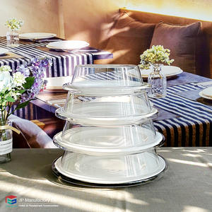 Coperchio moderno in plastica acrilica trasparente da 11.5 pollici antipolvere <span class=keywords><strong>per</strong></span> alimenti freschi <span class=keywords><strong>per</strong></span> piatti di frutta a Buffet <span class=keywords><strong>copertura</strong></span> <span class=keywords><strong>per</strong></span> piatti da cucina - Product Image 4