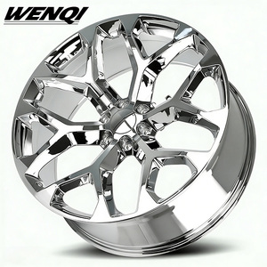 Wenqi 2026 Chrome Sneeuwvlok Velgen 20 22 24 26 Inch Velgen 6x139.7 Velgen voor Chevrolet Silverado 1500 GMC Denali Cadillac Escalade - Product Image 2
