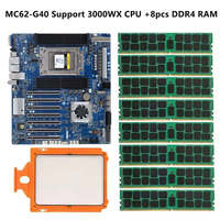Motherboard MC62-G40 Rekondisi Serbaguna DDR4 Dual 100GbE Chipset WRX80 Threadripper Server Workstation PCIe X16 Soket USB