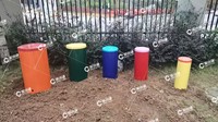 Terrain de jeu extérieur Instruments de musique Jardin sensoriel Batterie arc-en-ciel Instrument d'extérieur pour enfants Coloré Intérieur Extérieur Sans limite d'âge