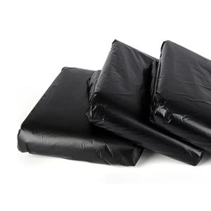 Bolsas de basura de plástico negro de gran tamaño al por mayor de fabricación china - Product Image 1