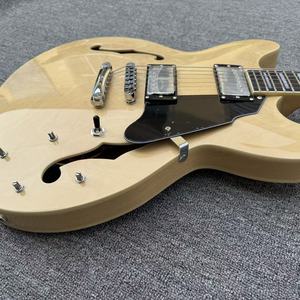 Chitarra Jazz Semi-Hollow Grote GT335-01 Stile 335 con Tastiera in Palissandro, Chitarra Professionale per Adulti - Product Image 3