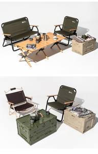 Boîte de rangement pliante pour <span class=keywords><strong>camping</strong></span> en plein air Boîte à nourriture pour voiture Équipement de <span class=keywords><strong>camping</strong></span> de voyage en plein air Stockage de <span class=keywords><strong>vaisselle</strong></span> - Product Image 2
