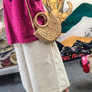 Sac à bandoulière rayé avec lacet en cuir Alca Havaiana Canna Marrocos Mochila Franja Genes Folgados Baguete Idiota Bolsas Shibori - Product Image 3