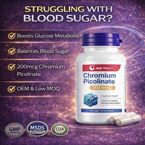 Suplemento de Picolinato de Cromo Shecome en Cápsulas, 200mcg, Mejora el Metabolismo, Venta Caliente - Product Image 5