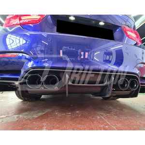 Juego de difusor trasero de fibra de carbono seco estilo PSM para BMW M3 M4 F80 F82 F83 2014-2020 - Product Image 4