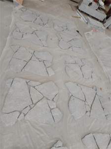 SH STONE Gros <span class=keywords><strong>Pierre</strong></span> Naturelle Jardin Fantaisie Gris Granit Maille <span class=keywords><strong>Plate</strong></span> Fou Pavés Carreaux pour Pavage de Sol - Product Image 3