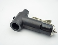 Parafoudre à oxyde de zinc tactile 24 kV européen à branchement arrière avec blindage EPDM pour la protection contre la foudre dans les systèmes de distribution d'énergie