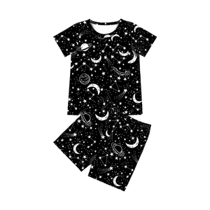 Conjuntos de ropa de dormir para TZ-357-YXX, pijamas de seda de leche suave y corta para bebés, 2 uds. - Product Image 3
