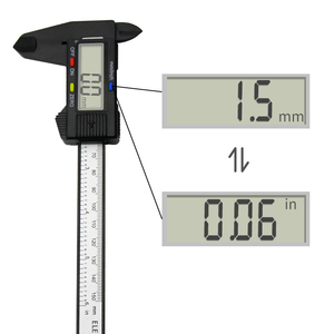 Ditron Electronic Digital Vernier Caliper 150mm Carbon Fiber Composites <strong>Measuring</strong> <strong>Tool</strong>