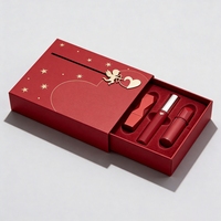 Boîte cadeau coulissante avec logo personnalisé, emballage pour soins de la peau, boîte en papier rigide pour ensemble de sérums cosmétiques, vente en gros
