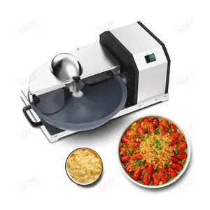 5L Commercial Multifunctional Meat vegetable Bowl Cutter Double speed double rotation Industrial Stainless Steel Bowl Chopper