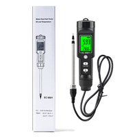 Analyseur de sol numérique EC-8801, conductimètre, capteur étanche, analyseur de terre avec ATC, plantation, jardin, extérieur