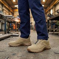 Chaussures de sécurité légères anti-perforation et anti-écrasement pour hommes, idéales pour les chantiers de construction – Vente en gros