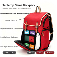Support de tapis de jeu Tabletop MTG TCG Deck Box Sac de rangement DND Board Game Bag Edition Trading Card Backpack with Card Binder Space