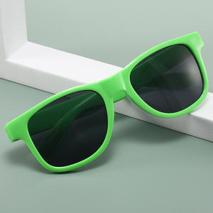 Lunettes de soleil classiques rétro pour enfants, monture carrée en PC, protection UV400, unisexe, mode, voyage, K1028 - Product Image 5