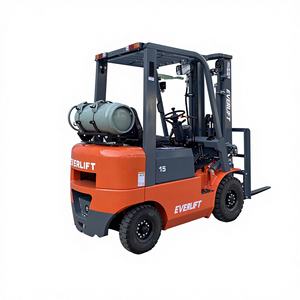 EVERLIFT FG15 Carrello Elevatore LPG da 1500kg a <span class=keywords><strong>Prezzo</strong></span> di Fabbrica, Traslatore Laterale, Montante a 3 Stadi, Forche 1500x200mm, Motore Nissan K21/K25 - Product Image 1