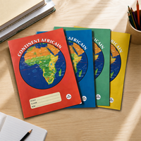 Cahier d'exercices scolaire africain à succès, pages intérieures agrafées, couverture personnalisée, fournisseur de cahiers d'exercices pour usage quotidien des étudiants