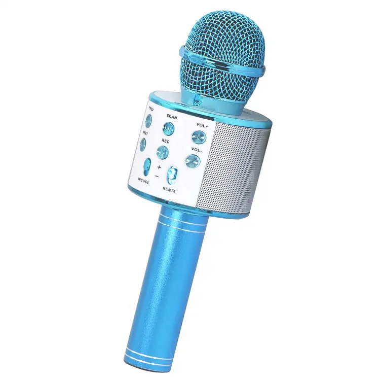 Wholesale Wireless Karaoke Microphone, 3-in-1 Portable Handheld Mic Speaker Machine for All Smartphones