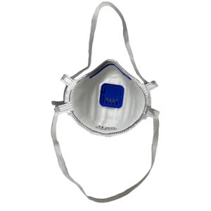 EN149:2001 + A1:2009 FFP2 masker wajah bentuk cangkir katun Filter elektrostatik & kain frame ditiup tidak ditenun sekali pakai - Product Image 3