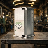 Vanne mécanique CAV à volume d'air constant pour applications industrielles, avec diaphragme en silicone pour la ventilation et la climatisation