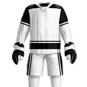 Uniformes de Hockey sobre Hielo Personalizados de Alta Calidad para Hombre y Unisex, Conjuntos 100% Poliéster, Logotipo Personalizado, Servicio OEM, Uniformes de Secado Rápido - Product Image 6