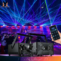 Laser de scène RGB 10W pour mariage, contrôle par application avec interface DMX ILDA, projection de texte personnalisée pour la première danse