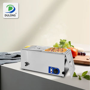 Venta caliente comercial calentador de alimentos eléctrico Bain Marie <span class=keywords><strong>Buffet</strong></span> Catering equipo de cocina comercial con bandeja Bain Marie - Product Image 2