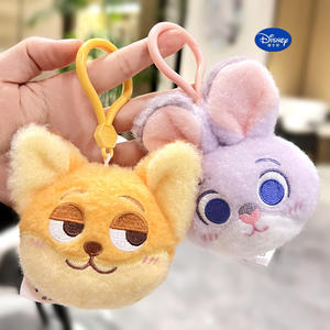Juguete de Peluche Suave, Esponjoso y Reconfortante de los Personajes de Dibujos Animados de Zootopia 2, Judy y Nick, Juguete de Peluche Antiestrés, Colgante para Mochila, Regalo de Cumpleaños - Product Image 1