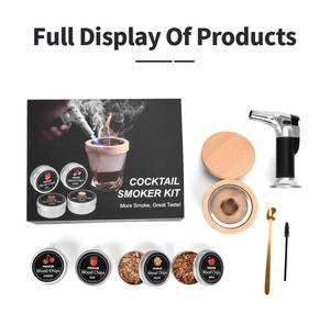 Juego de Ahumador de Cócteles en Caja de Madera DD2435, Kit de Infusión de Whisky para Bar Personalizado, Venta al Por Mayor - Product Image 2
